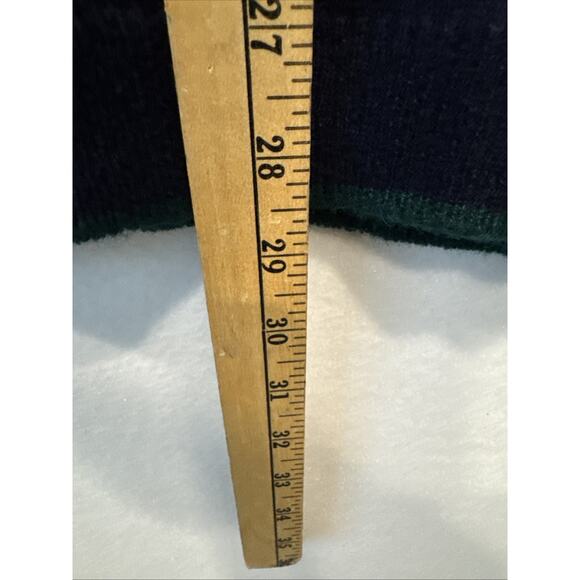 James Pringle Weavers of Inverness Navy Blue Lambswool Made In Scotland Cardigan - Picture 8 of 8